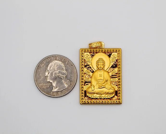 Pure 24k 999 Buddha Pendant - Meilingbling24k Jewelry