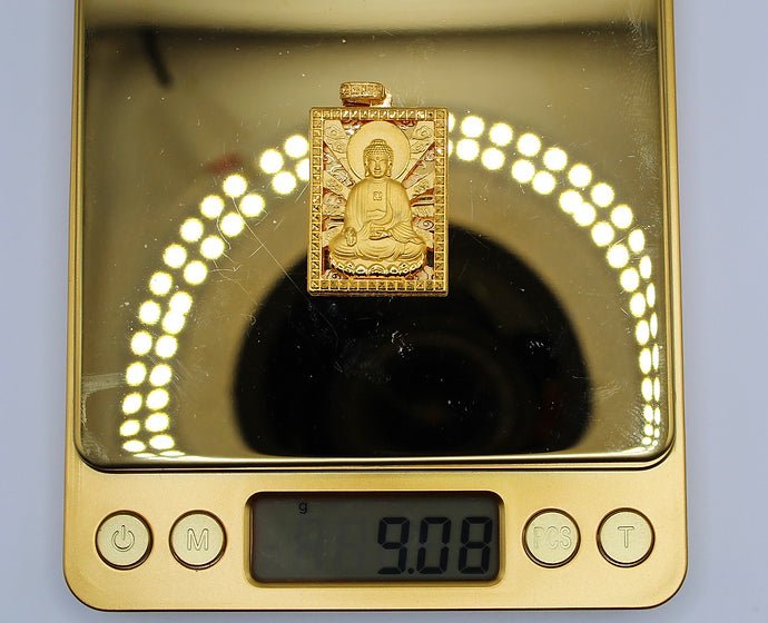 Pure 24k 999 Buddha Pendant - Meilingbling24k Jewelry