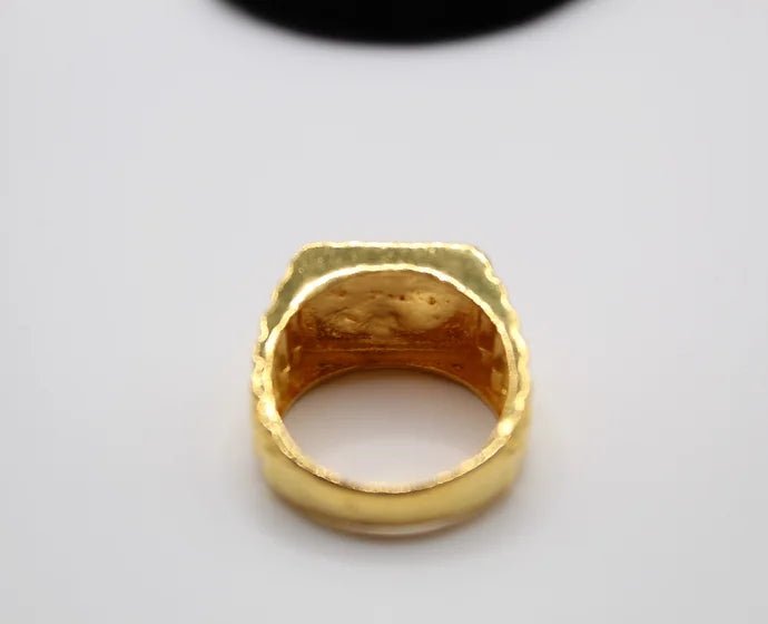 Pure 24k 999 Gold Rolex Ring - Meilingbling24k Jewelry